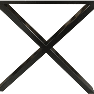 Stel til plankeborde House of Sander X Base krydsstel sort pulverlakeret jern H71ÃL70ÃB15 cm 2 stk